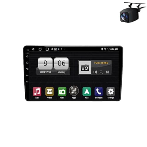 🚘【Navigazione GPS/WiFi/HiFi】Navigazione GPS integrata, supporta la navigazione offline e le mappe di navigazione online. Grazie alla connessione WiFi, puoi goderti la navigazione GPS in tempo reale sul touchscreen dell'autoradio tramite Google Maps, iOS Maps, Waze e Sygic durante la guida, senza preoccuparti di perderti mai più.