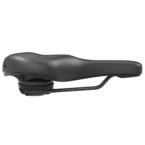 621 Ergolux Active 2.1, City & Comfort SQlab Bicycle Saddle, Black, 21 cm - Image 3