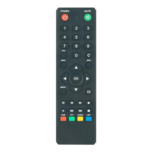 VINABTY Telecomando di ricambio compatibile con Strong decoder SRT8213. DVB-T2 HEV.265.