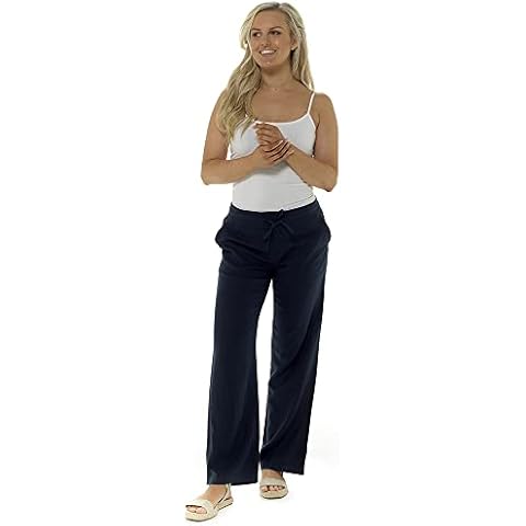 Style It Up Ladies Linen Trousers Cover