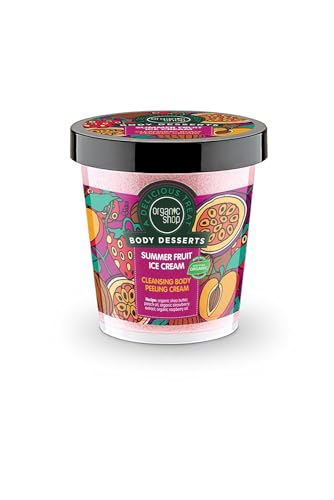 Organic Shop Crema-Exfoliante Limpiadora Corporal Helado de Frutas de Verano - 450 ml