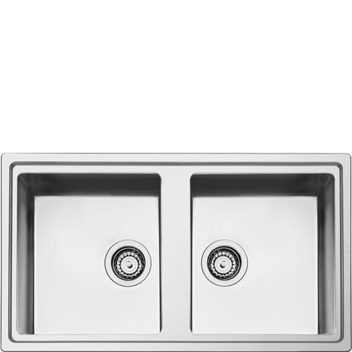 SMEG LDR862-2 MIRA Spülbecken, Stainless Steel