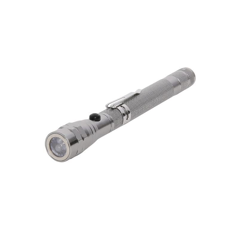 KIYARA MART 360° Flexible Extendible Head 3 LED Torch with Scratch Resistant Diamond Body, Magnetized Head & Base, Telescoping Flashlight Magnetic Pick Up Tool Lamp Pen Light Multicolor-image-26