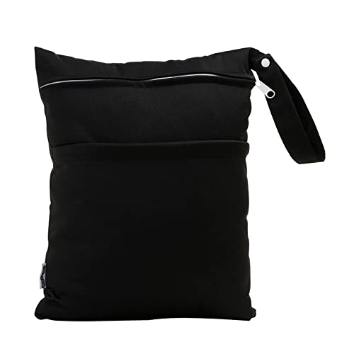 Olymajy Bolsa Doble Organizador PañAles, PañAleras Para Bebes Impermeables, La Bolsa De Ropa HúMeda Se Puede Lavar Y Reutilizar Adecuada Para Nadar Ropa Mojada, Almacenamiento De PañAles
