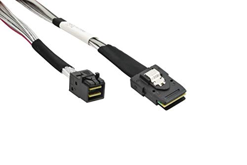 Supermicro Mini-SAS to Mini-SAS HD 80cm w/SB, 30AWG CBL-SAST-0507-01, black / grey - Image 2