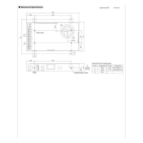 Alimentation à découpage LRS-350W transformateur CC 4.2V pour écran LED - 5