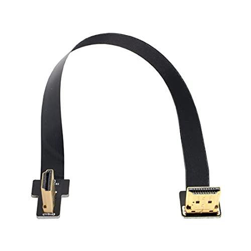 ChenYang CY Type A HDMI Male Upward Angled 90 Degree to HDMI Male Right Angled 90 Degree HDTV FPC Flat Cable 50CM for FPV HDTV Multicopter Aerial Photography - Image 4