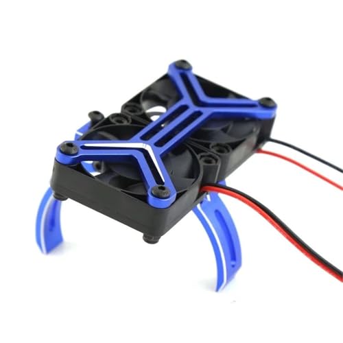 Pièces 5687 56113 Moteur Dissipateur Thermique Double Ventilateur Bleu pour RC 1/5