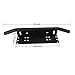 Senlips Light Bar Front License Plate Mounting Bracket Black Bull Bar Bumper Universal License Holder for Off Road Lights Led Work Lamps Lighting Bar
