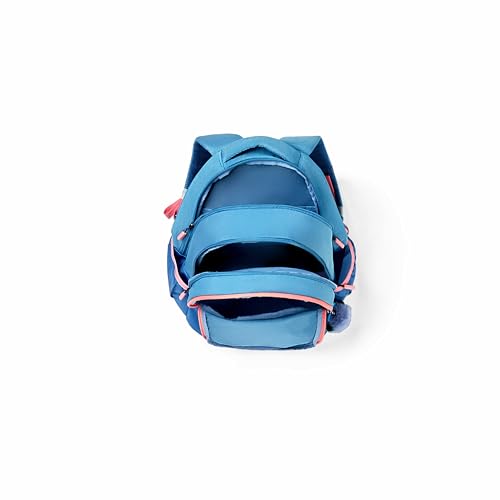 Image of American Tourister Diva | 35 Ltrs | 3 Compartments | Bottle Pocket | Ergonomic Padded Back Panel & Shoulder Straps | High School Backpack | 1 Year International Warranty | Elemental Blue