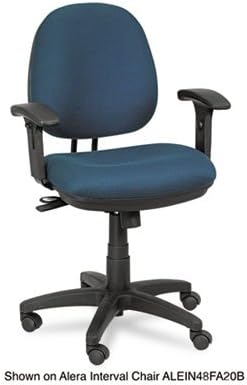 Alera Height Adjustable T-Arms, Interval & Essentia Series Chairs/Stools, Black