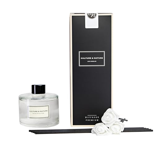 Culture & Nature CN EUCALYPTUS PINE Reed Diffuser Set 6.7Oz (200Ml) Eucalyptus Pine Diffuser thumb #1