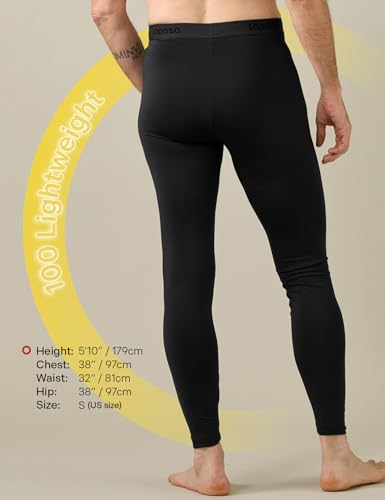 LAPASA Men's Thermal Underwear Bottom Long Johns Pants Base Layer Lightweight Midweight Heavyweight Cold Weather M10/M25/M562