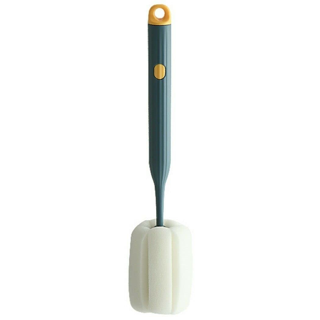 Ameedarshan� Bottle Scrubber Long Handle Soft Kettle Glass Cup Sponge Head Cleaning Brush-image-44
