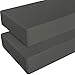 NTBAY 2 Pack Microfiber Fitted Crib Sheets, Cozy and Soft Solid Color Toddler Sheets, 28 x 52 Inches, Dark Grey