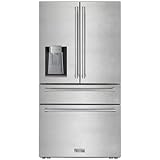 KOSTCH 21.6 Cu.Ft French Door Refrigerator with Ice/Water Dispenser, Stainless Steel, Energy Star Certified