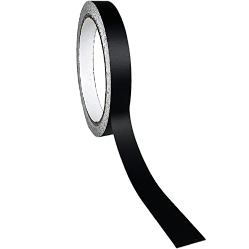 Image of LZLRUN Matte Black Car Vinyl Wrap Film Self Adhesive Air Release 1 /2 inch x 5ft | Repositionable, Contain installation tools, High stretch curve-conforming, Anti-scratch, For car truck moto furniture laptop