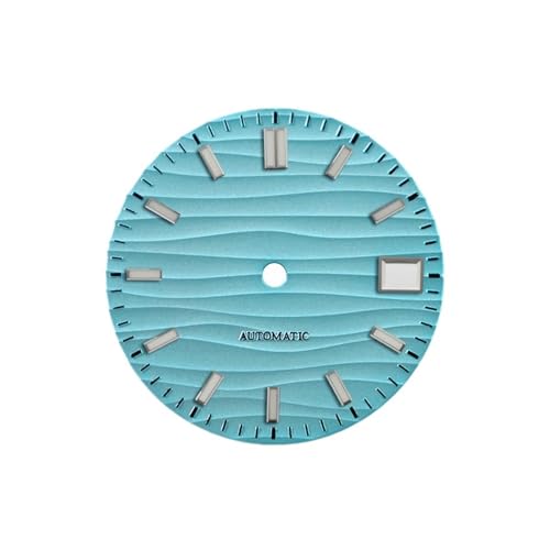 1pc �g�p�^�[���_�C���� NH35 NH36 ���[�u�����g 28.5 �~�����[�g���X���[���X�g���b�v�C���f�b�N�X�J�X�^�����S 3 ��/6/���t�Ȃ�(Cyan,6 o clock no logo)