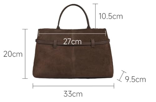 Trendy Solid Color Belt Handbag Soft Suede Autumn Winter Shoulder Bags Outside Cross Body Bag for Women 20252