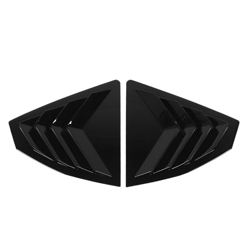 Persiennes de fenêtre latérale arrière noir brillant pour VB 2022 et versions ultérieures