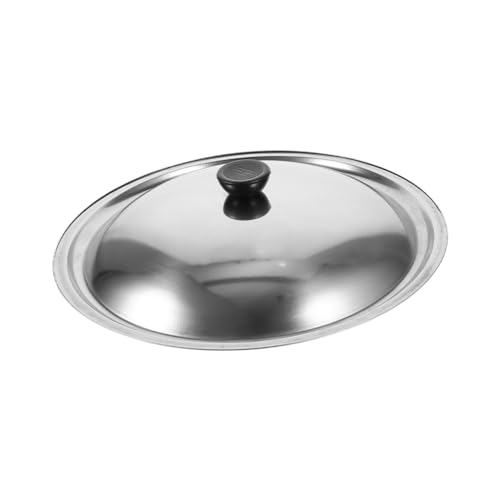 Garneck Tapa Redonda de Acero Inoxidable para Olla Diseño Simple y Fácil de Limpiar, Resistente y No Se Deforma, Adecuado para Cocina Diaria y Repuesto