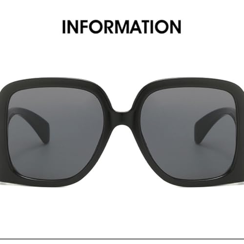 Luxury Big Frame Sunglasses Women For Men Trendy Punk Sun Glasses Vintage Oversized Ladies Shades4