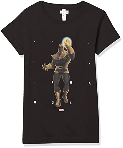 T-shirt Thanos Marvel fille noir idéal pour l'école et le quotidien S