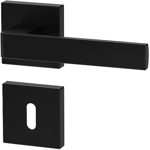 Poignée de porte ERGO noire Cover