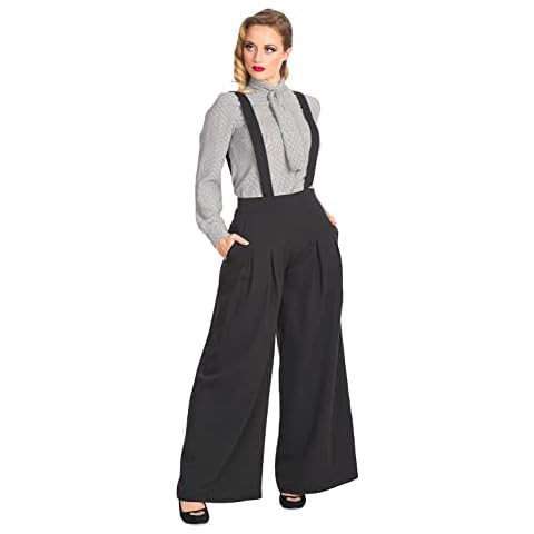 Banned Grey Pleated Wide Leg Trousers Cover