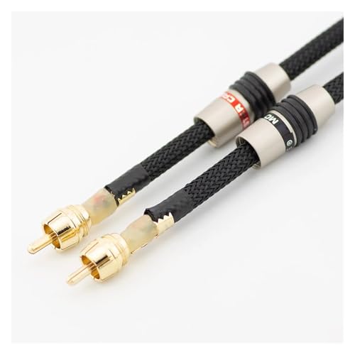 Câble audio RCA hifi 2RCA mâle anti-interférence pour lecteur DVD TV - 5