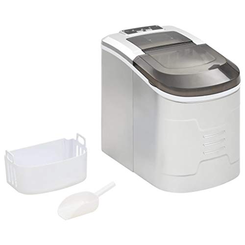 vidaXL Eiswürfelbereiter 2,4 L 15kg/24h Eiswürfelmaschine Eiswürfel Ice Maker – Bild 5
