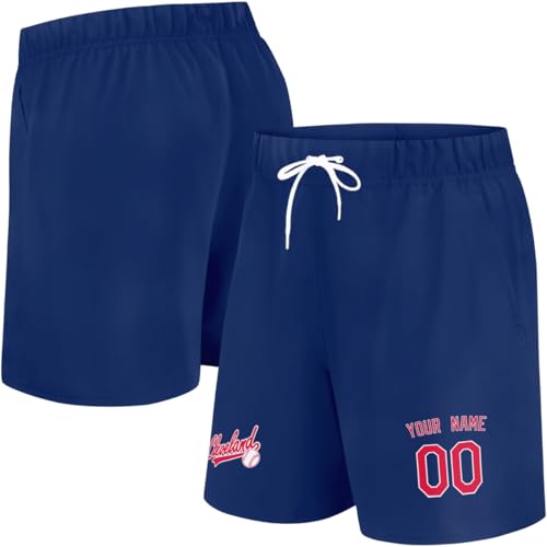 Image of ANTKING Swim Trunks Custom Name Number Beach Shorts for Men Youth Gifts