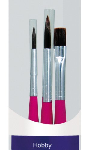 Da Vinci 5363 Series Fit for Hobby Extra Brush Set Black/White, 30 x 30 x 30 cm, Purple, Black/White - Image 2