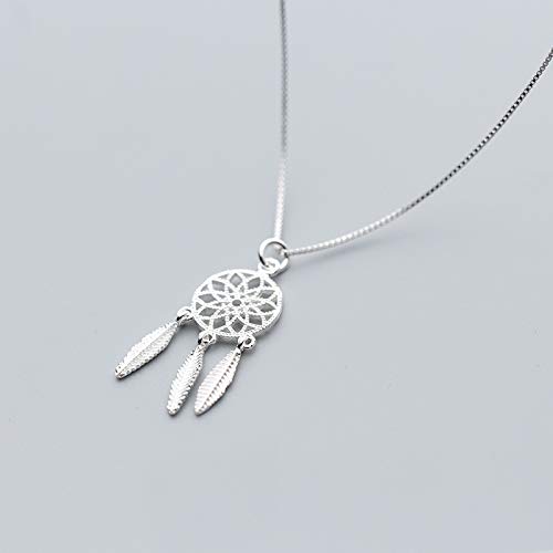 100% 925 Sterling Silver Wisiorek Naszyjnik Dla Kobiet Stałe Sterling Silver Biżuteria