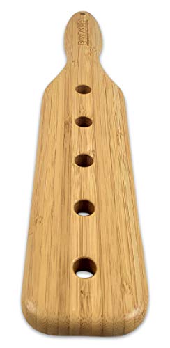 Natural bamboo wooden paddle material grain texture