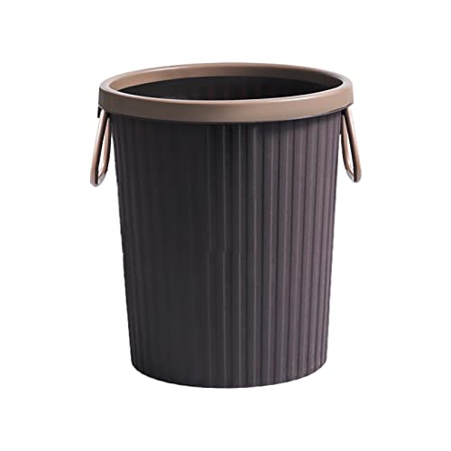 Contenedor De Basura Para Sala Bote De Basura Con Asa, Capacidad De Basura De Gran Capacidad, Baños De Basura, For Baño, Dormitorio, Oficina, Cocina, Sala De Estar Cubo de Basura Ligero y Resistente(A