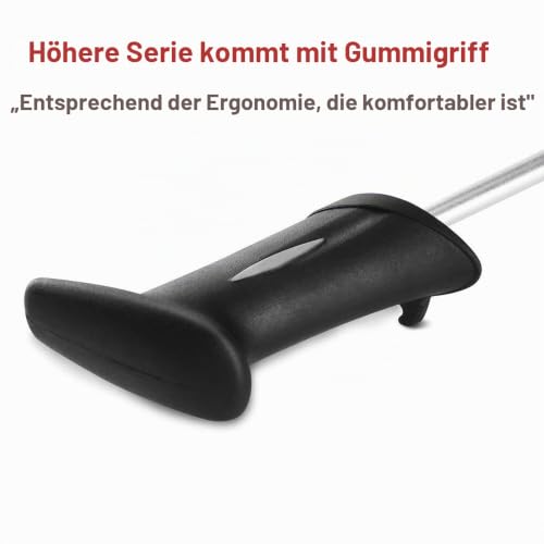 GIYO Hochdruck Dämpferpumpe, max. 300 PSI Federgabel & Heckfederung, Hebelschloss an Düse ohne Luftverlust Silber – Ansicht 6