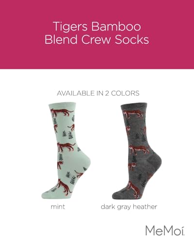 MeMoi Tigers Rayan Blend Crew Socks2