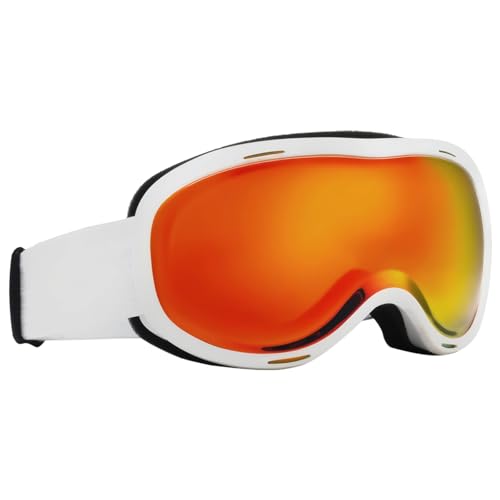 Lunettes de ski avec revêtement Fog-X coupe-vent et verres rouges 18 x 9 cm