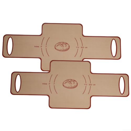 Zmdooreasy Silikon-Brotbackformen mit Griffen