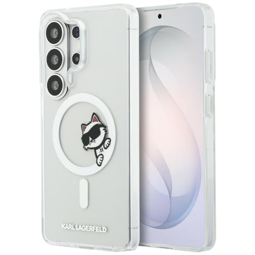 CG MOBILE Karl Lagerfeld IML Guck-Guck Choupette kompatibel mit MagSafe HĂĽlle fĂĽr Samsung Galaxy S26 Ultra (Transparent)