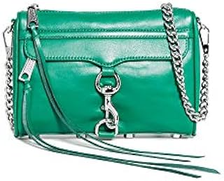 Rebecca Minkoff Women's Mini Mac Crossbody, Jungle, Green, One Size