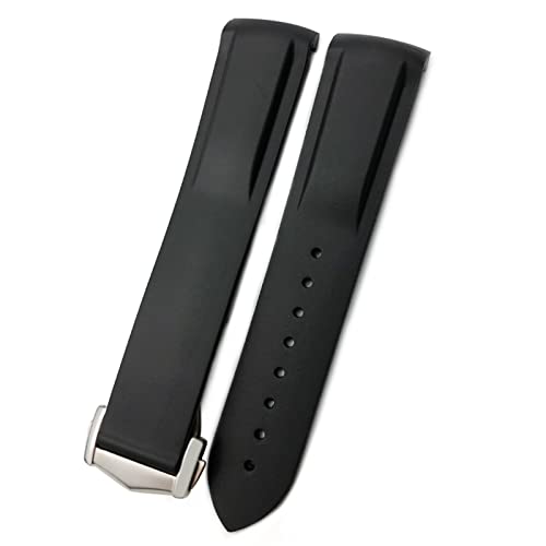 Bracelet montre caoutchouc silicone pour Omega AT150 20mm 22mm
