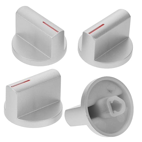 GRADENEVE 4 piezas Perillas para Estufa de Gas Reemplazo de Pomos para Cocina Gas Diseño Ergonómico Control Fácil y Seguro