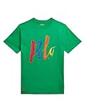  Polo Ralph Lauren- Camiseta Manga Corta Verde Logo Pintura - 323861480002- Green- CMAISETA para NIÑOS (14-16 AÑOS)