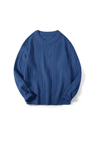 Zeagoo Womens Cable Knit Sweater Petite Vintage...