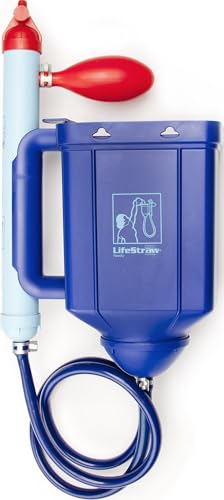 LifeStraw Family Gravity Water Purifier with Virus Removal, 12 L, Blue