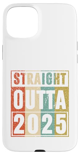 Straight Outta 2025 Classic Birth Of Birthday 2025 Vintage �X�}�z�P�[�X iPhone 15 Plus �p