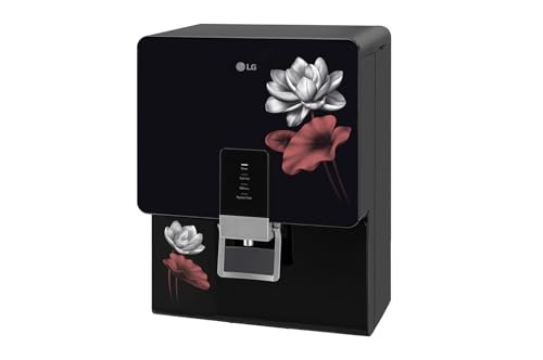 Image of LG 8L RO+UV+Mineral Booster Water Purifier with Steel Tank | Digital Sterilizing Care, Pre-Sediment Filter Free, Multi Stage Filtration | True Maintenance Package | WW156RPTB, Black