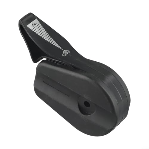 Accesorio de repuesto para interruptor de palanca de control del acelerador de cortacésped, diseño de plástico negro y rojo, compatible con modelos de cortacésped de 4 ruedas para (negro)
